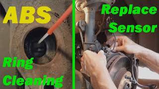 How to change an ABS sensor removal and installation [upl. by Leyes]