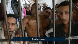 Presos em Pernambuco constroem favela dentro de penitenciária superlotada [upl. by Sunny552]