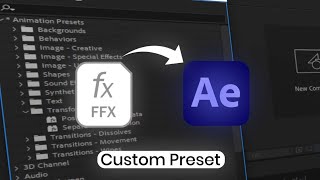 Make preset in after effect  Adobe After Effect Turorial 2024 [upl. by Aehs]