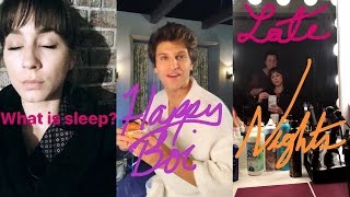 Troian Bellisario  ft Keegan Allen  Snapchat Videos  PLL Season 7B Set  Octorber 2016 pt1 [upl. by Nosneh]