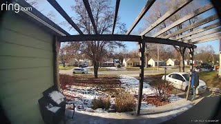 Porch Pirates caught on video in Kansas City [upl. by Etnahc]