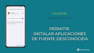 Permitir Instalar Aplicaciones de Fuente Desconocida  Huawei Android 10  EMUI 12 [upl. by Woodring]