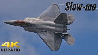 F22 Dedication Pass in Slowmo [upl. by Eahsat]