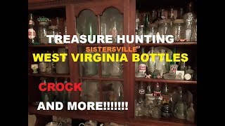 Ohio Treasure Hunting Sistersville Wv Bottles Crock amp MORE Antiques Roadshow History Channel [upl. by Auqinahs]