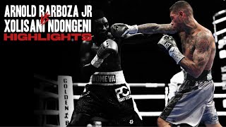 Arnold Barboza Jr vs Xolisani Ndongeni  HIGHLIGHTS [upl. by Esinahs667]