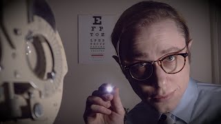 ASMR Eye Exam Friendly Realistic Eye Test with Vintage Refractor [upl. by Olsson]