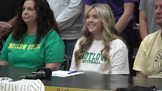 Rowan Grizzard signs with Motlow State for softball [upl. by Yelsnia]