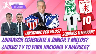 ¿Dimayor Aplazó Por Consentir a Junior y Millonarios ¿Quiénes a Nacional y América LaLigaDeLaLiga [upl. by Dagny]