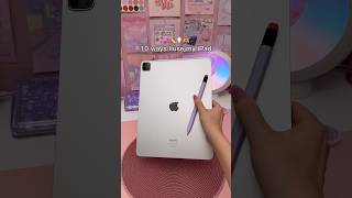 10 ways I use my iPad 💕✏️ apple pencil  iPad apps  iPad tips [upl. by Leanard]