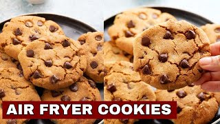 Air Fryer Chocolate Chip Cookies  Only 6 Cookies [upl. by Carla]