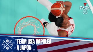 USA vence a Japón en Baloncesto Femenino  Juegos Olímpicos París 2024  Telemundo Deportes [upl. by Paley]