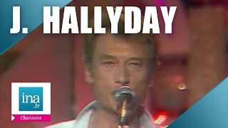 Johnny Hallyday quotPendue à mon couquot  Archive INA [upl. by Ezeerb673]