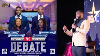 DEBATE INNOVATION VS COMPLIANCE  GHANA FINTECH AWARDS 2023 [upl. by Anilram379]