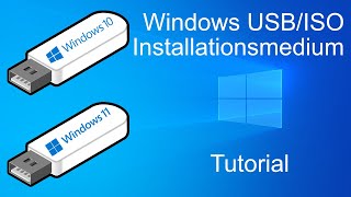 Tutorial DE Windows 1011 Installationsmedien erstellen ReUpload [upl. by Gillian311]