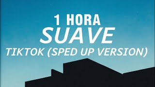 1 HORA Suave  El Alfa TikTok sped up version Lyrics [upl. by Ynahirb]