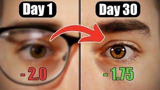 Do Eye Exercises Actually Work I Tried for 30 Days [upl. by Sherard]