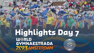 World Gymnaestrada Amsterdam 2023 – Highlights Day 7 [upl. by Ennail]