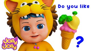 🥦🍧🍦Do you like broccoli ice cream  MORE  Ice cream song  Jolly Jolly Kids Songs amp Nursery Rhymes [upl. by Fennie773]