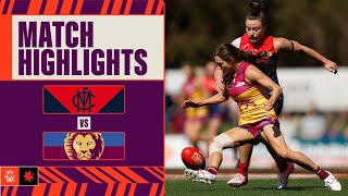 Melbourne v Brisbane Highlights  Week Two 2024  AFLW [upl. by Primavera]