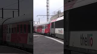 Euronight Thello Paris Venise train sncf trainspotting foryou videos video france francia [upl. by Ahtnamys]