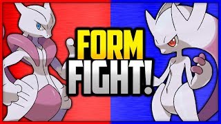 Mega Mewtwo X vs Mega Mewtwo Y  Pokémon Form Fight Legendary [upl. by Adnarahs]