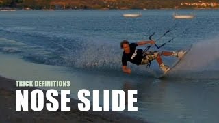 Butter slide  Nose slide  Kitesurfing Trick Definiteion [upl. by Adorne218]