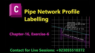 How to Create Profile View Labels for Civil 3d Pipe Networks  Entire Part Profile Labels [upl. by Llejk]