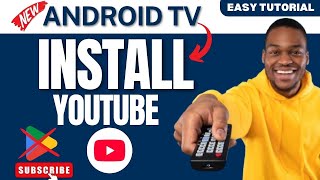 How to Install YouTube on Android TV Without Google Play Store in 2024 [upl. by Efren]