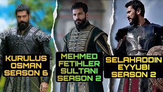 Osman season 6  Mehmed Fatihler Season 2  Selahaddin Eyyubi season 2 atvturkiye [upl. by Oicatsana999]