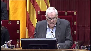 Discurso de Ernest Maragall en el Parlament de Catalunya [upl. by Ettenhoj]