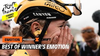 Best of Winners Emotion  Tour de France Femmes avec Zwift 2024 [upl. by Haisej]