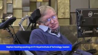 Stephen Hawking presents new theory on black holes at KTH 2015 [upl. by Eckardt]