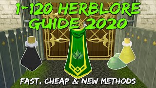 199120 Herblore Guide 20202021  NEW Methods Included Runescape 3 [upl. by Oicafinob55]