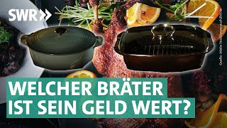 Bräter im Test Le Creuset WMF Hoffmann Ikea amp Co  Marktcheck SWR [upl. by Courtund503]