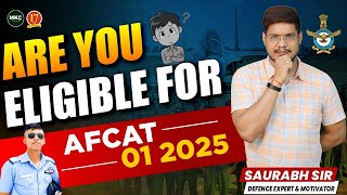 Are You Eligible for AFCAT 1 2025  AFCAT 1 2025 Eligibility Criteria  AFCAT 2025 Exam Preparation [upl. by Ariam]