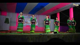 Ami Axomiya Suwali  Assamese song Group Dance  At Maladhara [upl. by Ahsinac]