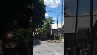 Train VS Truck Accident in Bangor PA traincrashes trainaccident norfolksouthern trainvscar [upl. by Aivatal786]