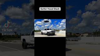 Gutter Hood Stack dieseltrucks automobile cummins [upl. by Mazurek479]