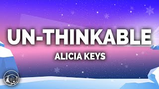 Alicia Keys  Unthinkable Im Ready Lyrics [upl. by Darelle]