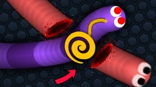 Slitherio 1 Hacker Troll Snake vs Giant Pro Snakes Epic Slitherio Gameplay [upl. by Notpmah]