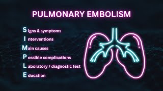 Pulmonary Embolism [upl. by Aket976]