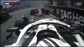 Nico Hülkenberg Cam ❗️BIG CRASH❗️ in Monaco [upl. by Couchman543]