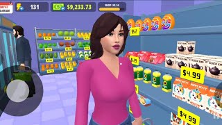 my supermarket simulator 3d mod apk unlimited money and energy  Day 67 shop level 35 🟢 [upl. by Saval]