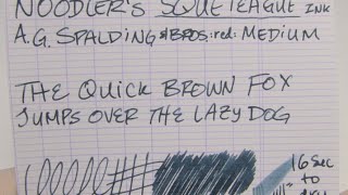 Ink Review Noodlers quotSqueteaguequot Ink [upl. by Florette]