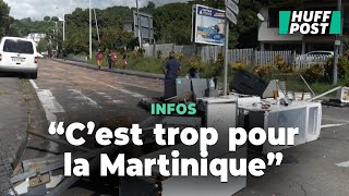 Couvrefeu et interdiction de manifester en Martinique après une nouvelle nuit de violences [upl. by Perrins677]