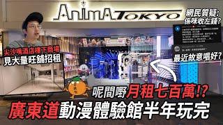 【廣東道動漫體驗館】開業半年就結業 網民指店舖月租七百萬 尖沙嘴酒店購物商場見大量吉舖  城市遊走 [upl. by Oneal]