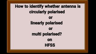 POLARISATION IN ANTENNA [upl. by Airotnes136]