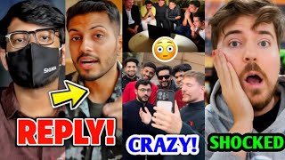 UNEXPECTED COLLAB MrBeast SHOCKED by this😳 Elvish Yadav team go international trip [upl. by Airotciv]