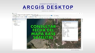 Tutorial ArcGIS  Cap107  Fecha Mapa base Satelital [upl. by Werby]