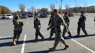 CC MCJROTC 1st Year Armed Platoon Drill Competition at Heritage High School Nov 16 2024 [upl. by Deck654]